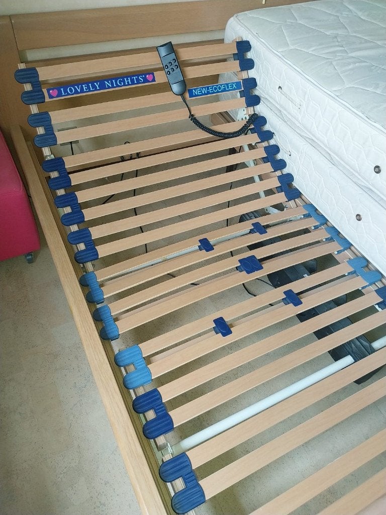 Dubbel bed elektrisch verstelbaar, Ophalen, Gebruikt, Overige maten, Verstelbaar