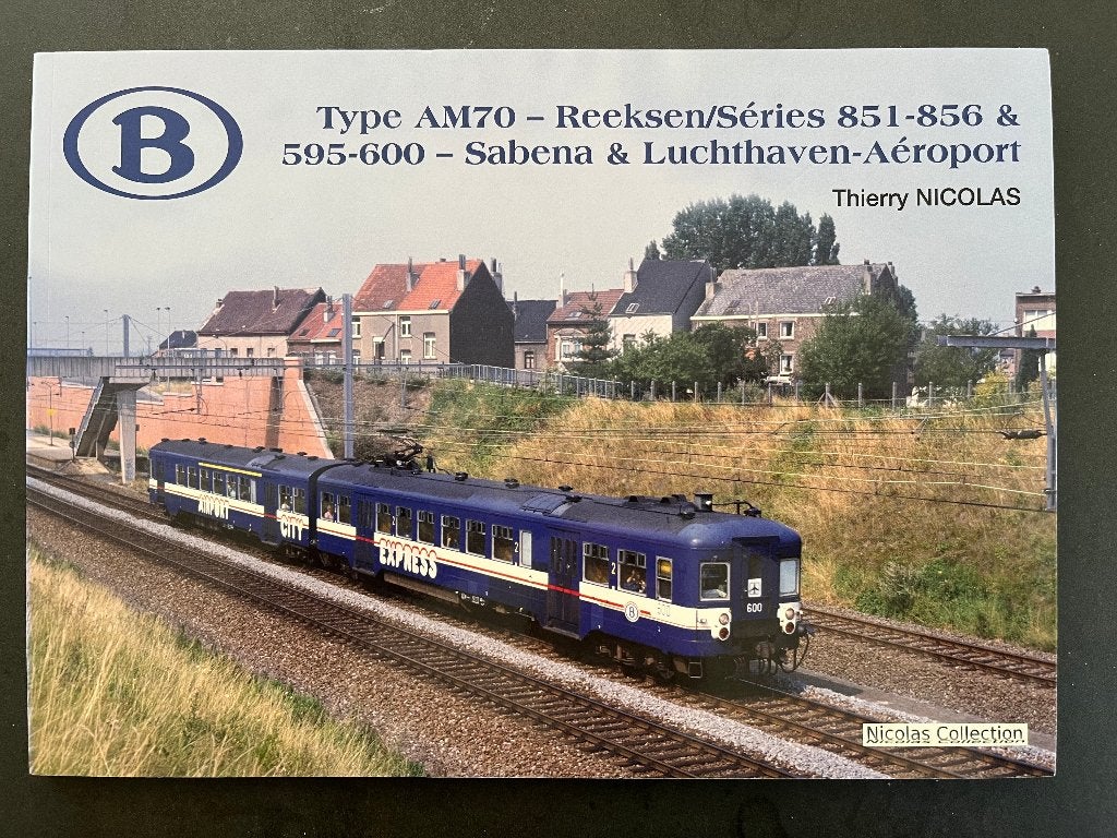 NMBS SNCB AM 70 Sabena: 851-856 / 595-600, Enlèvement ou Envoi, Neuf, Nicolas Collection, Train