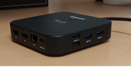 Dockingstation I-tec met 2 x Philips monitoren, Ophalen, I-Tec, Docking station, Gebruikt