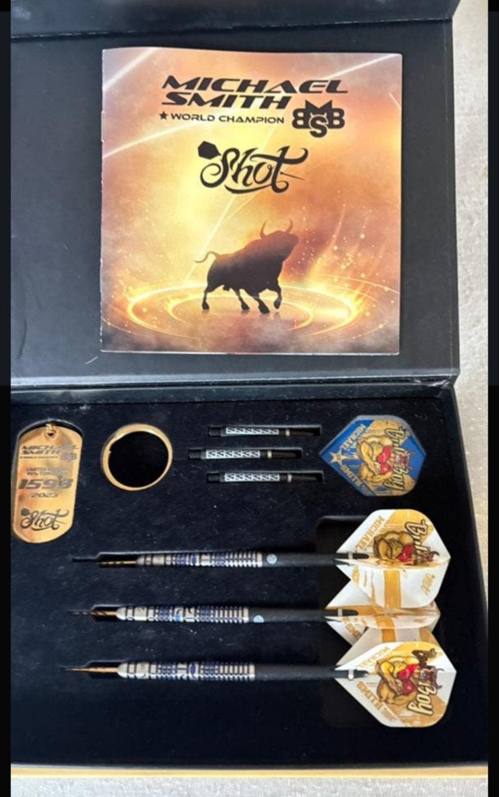 Ensemble de flèches Michael Smit en édition limitée ?, Enlèvement ou Envoi, Neuf, Fléchettes