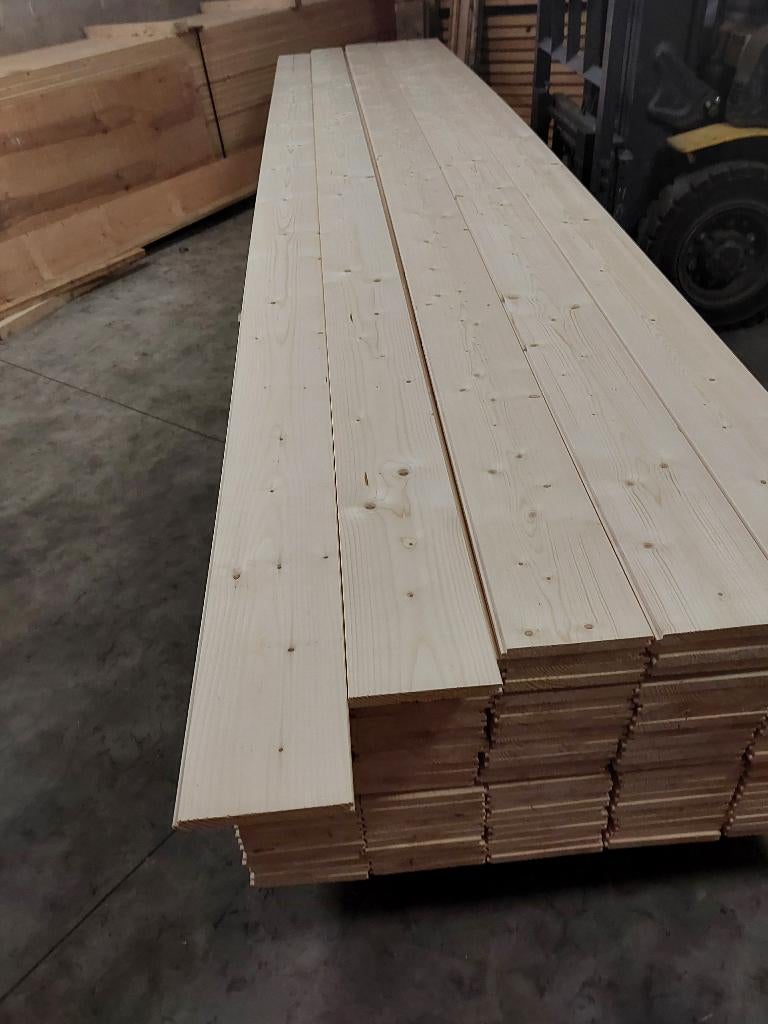 vuren vloerplanken 20mm dik 185mm breed netto lang 5,10m, Ophalen, Nieuw