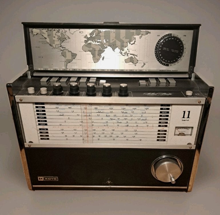VINTAGE RADIO KOYO KTR-1770, Antiek en Kunst, Antiek | Tv's en Audio, Ophalen of Verzenden