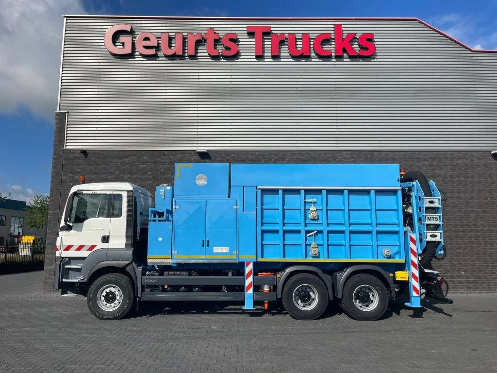 MAN MTS SAUGBAGGER/SUCTIONEXCAVATOR/GRONDZUIGER (bj 2014), Autos, Camions, MAN, Diesel, Euro 6, Automatique, Blanc, TVA déductible