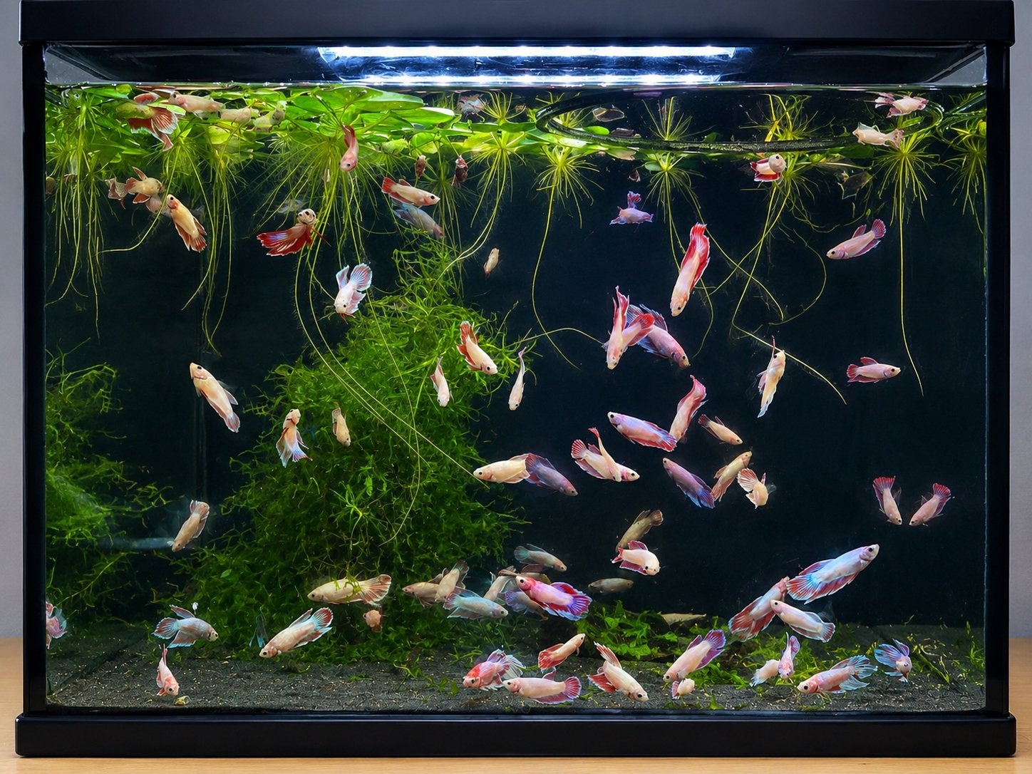 90jonge betta’s uit eigen kweek — M/F — verschillende kleure, Dieren en Toebehoren, Vis, Zoetwatervis