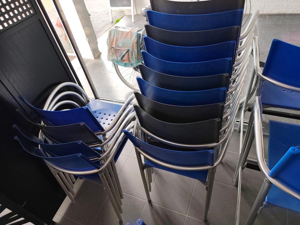 Lot stoelen, Tuin en Terras, Tuinstoelen, Ophalen