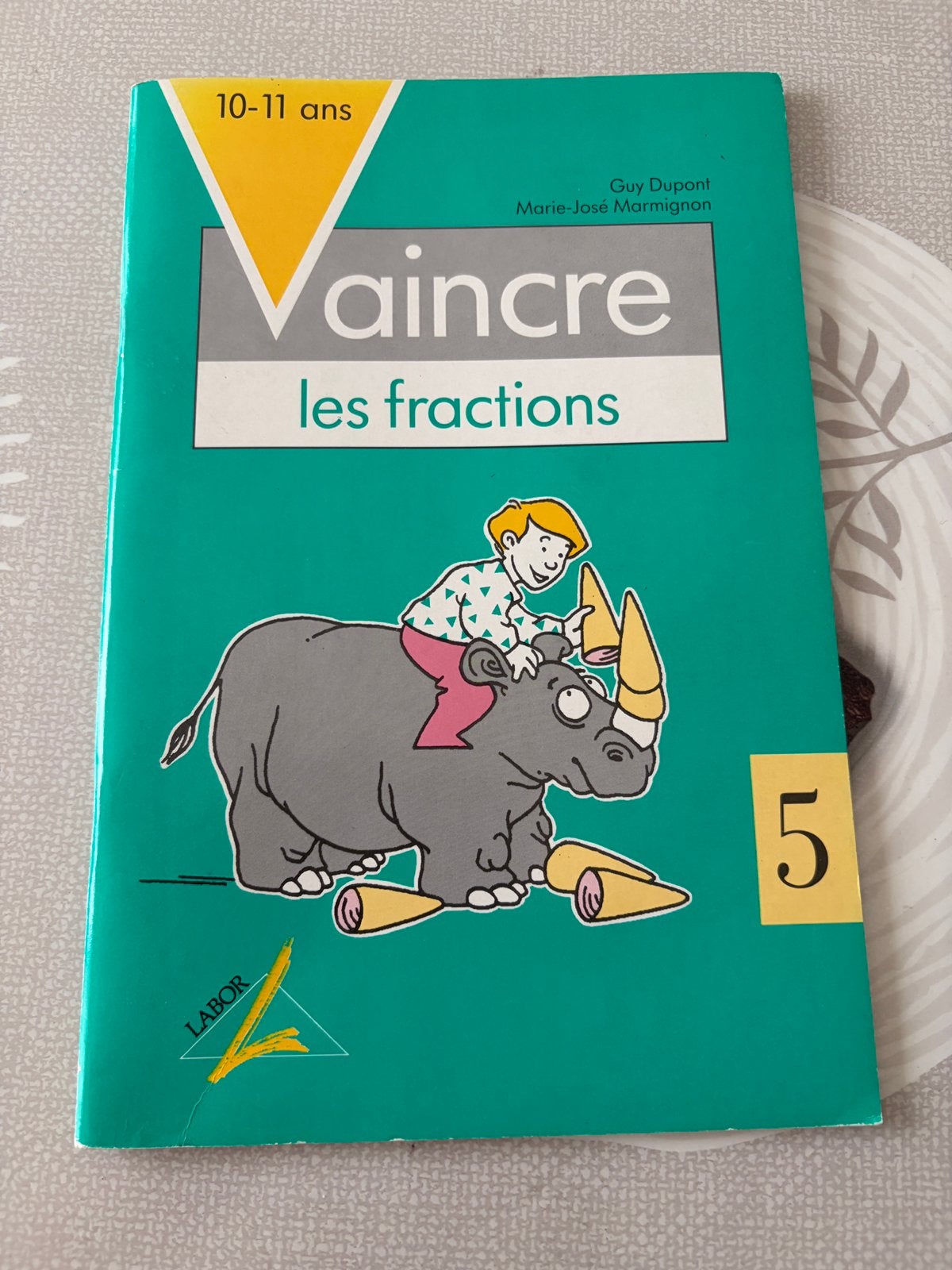 Cahier d'Exercices Vaincre les fractions 5 primaire 10-11 a, Enlèvement ou Envoi, Comme neuf, Primaire