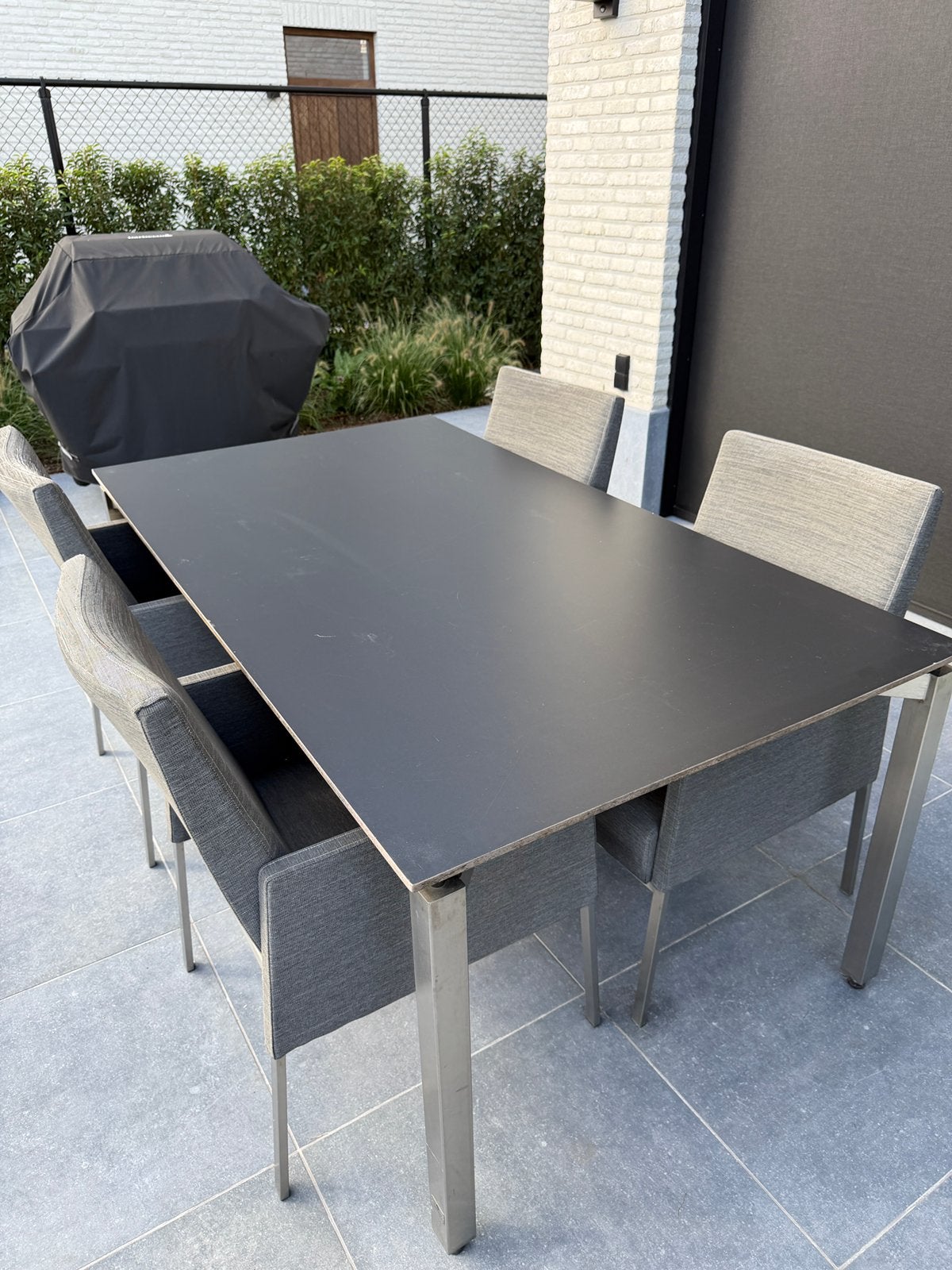 Table et chaises de jardin d'extérieur 4 saisons, Enlèvement, Comme neuf