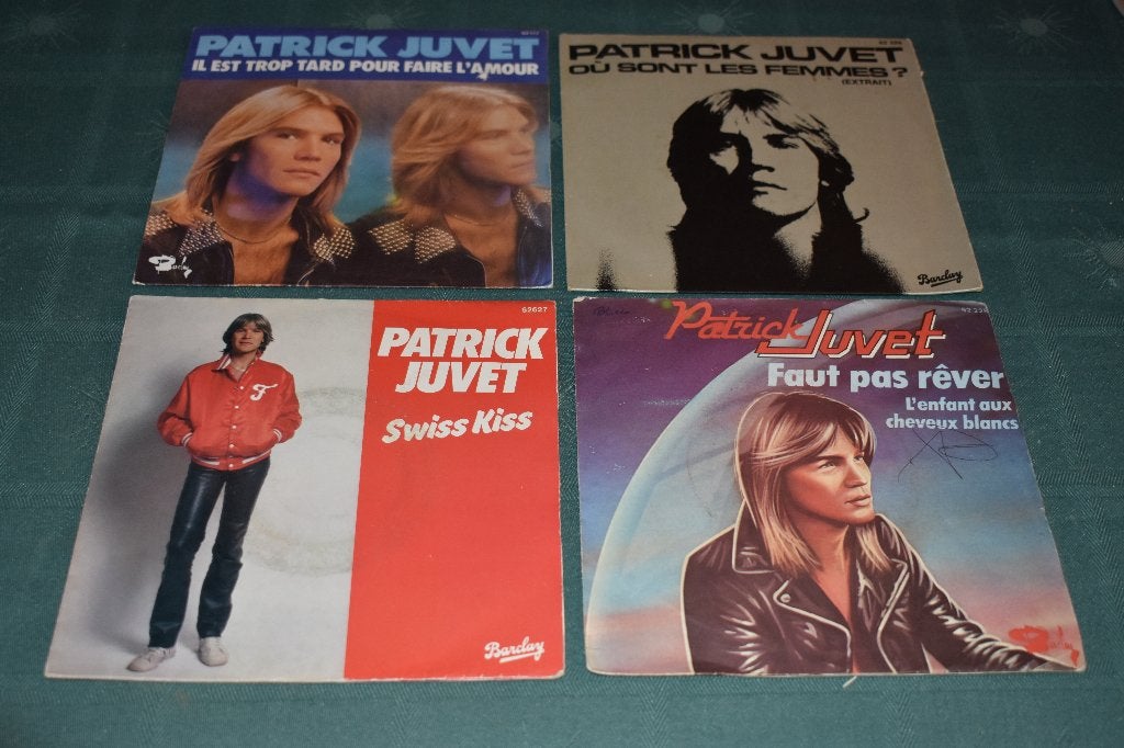 45t vinyls van de zwitserse zanger Patrick JUVET, Enlèvement ou Envoi, Comme neuf