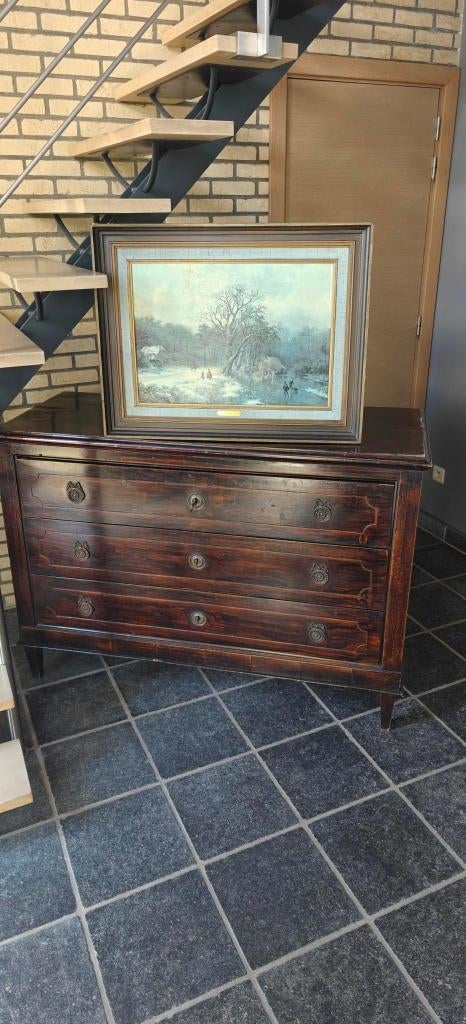 19de-eeuwse Commode + gratis replica Barend Koekoek, Antiquités & Art, Antiquités | Meubles | Armoires, Enlèvement