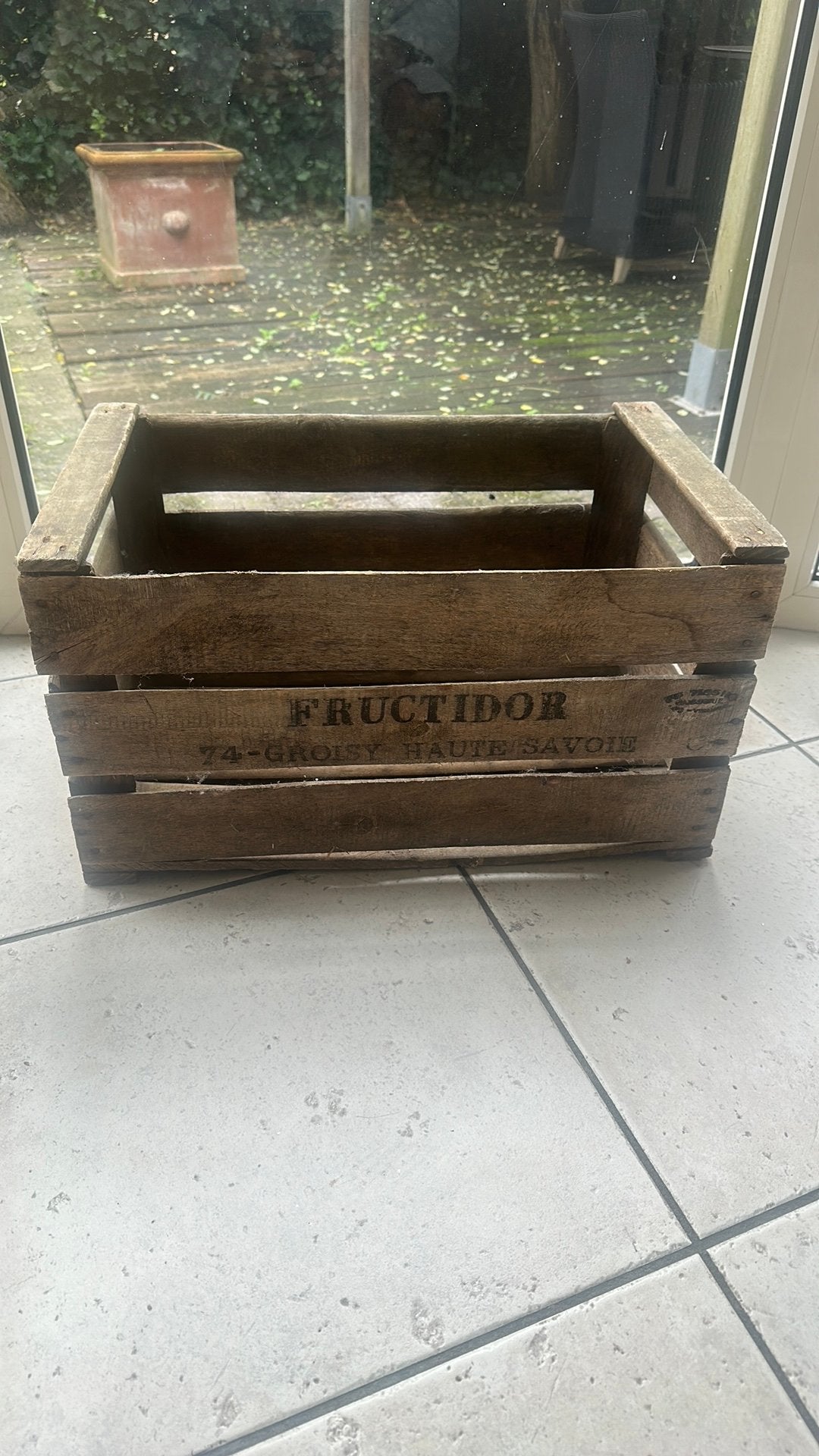 Houten Kratten Vintage, Ophalen, Zo goed als nieuw