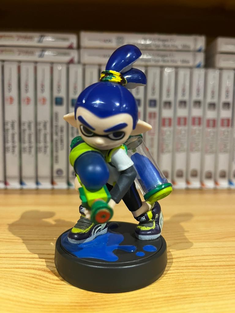 Amiibo Inkling Boy (Splatoon), Collections, Jouets miniatures, Comme neuf, Enlèvement ou Envoi