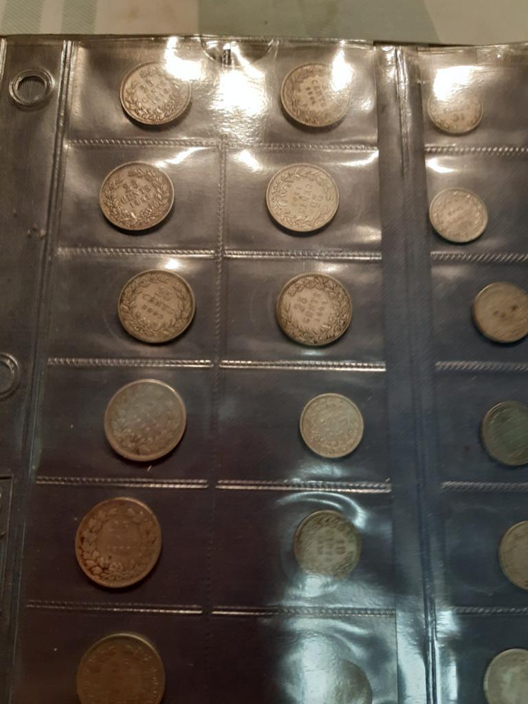 Verz. Ned.oude zilver munten 36 verchillende data, Postzegels en Munten, Verzenden, Zilver