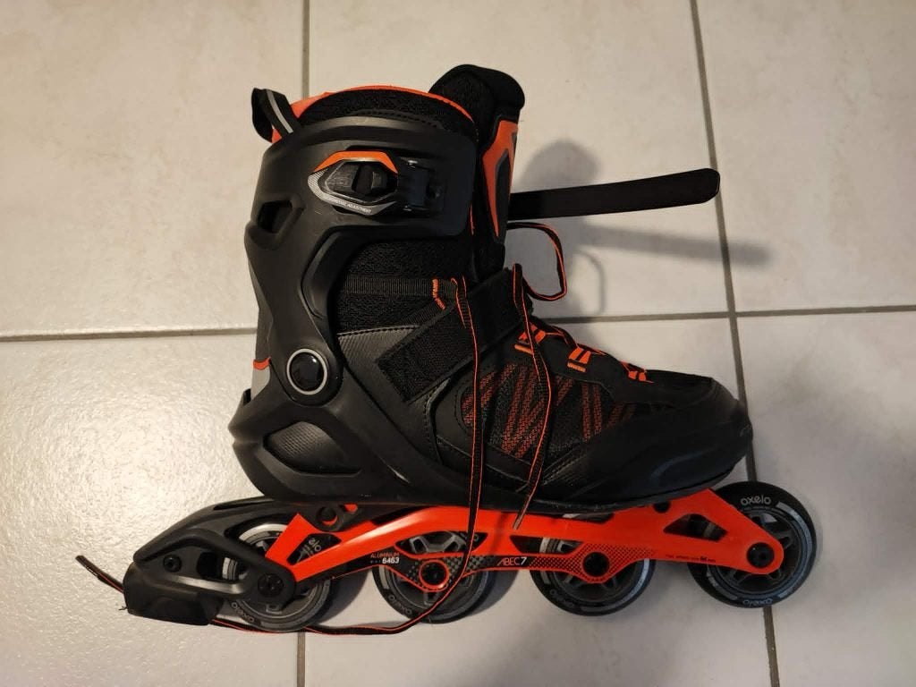 Oxelo Skates maat 44, Sport en Fitness, Skeelers, Zo goed als nieuw, Inline skates 4 wielen, Ophalen, Overige merken