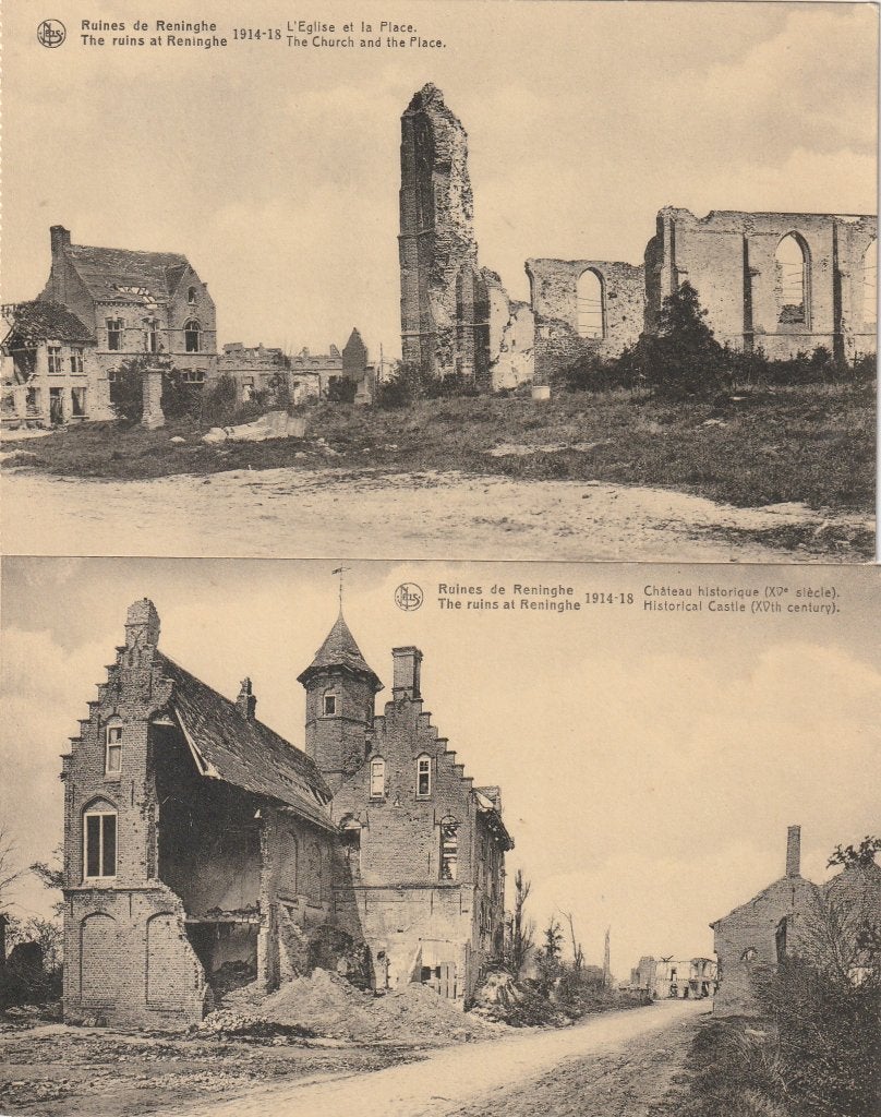 Militaire : Reninge, 1914-1918, Envoi