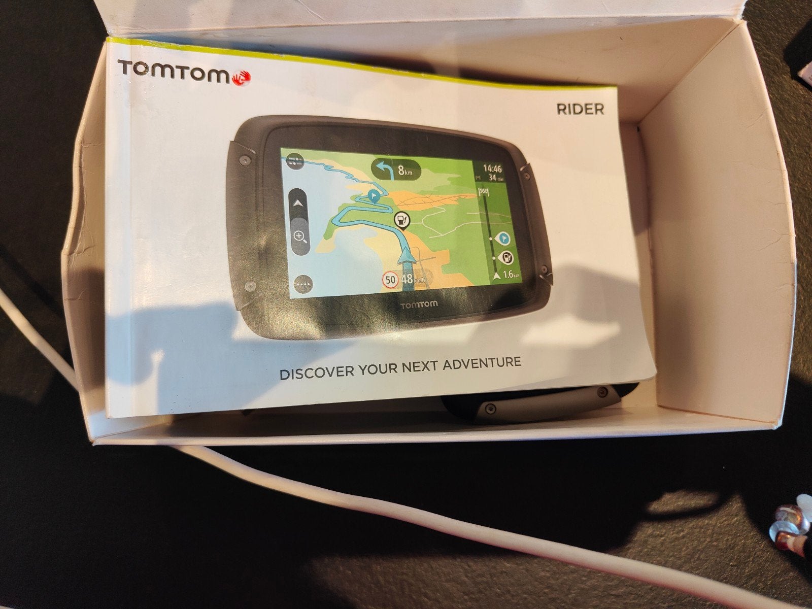 TomTom rider 450, Ophalen, Gebruikt