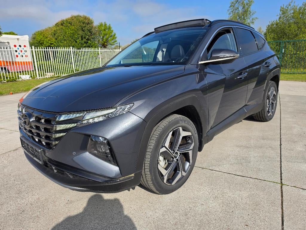 Hyundai Tucson 1.6 T-GDI Hybride Pano Full, Cuir, Argent ou Gris, Euro 6, Entreprise