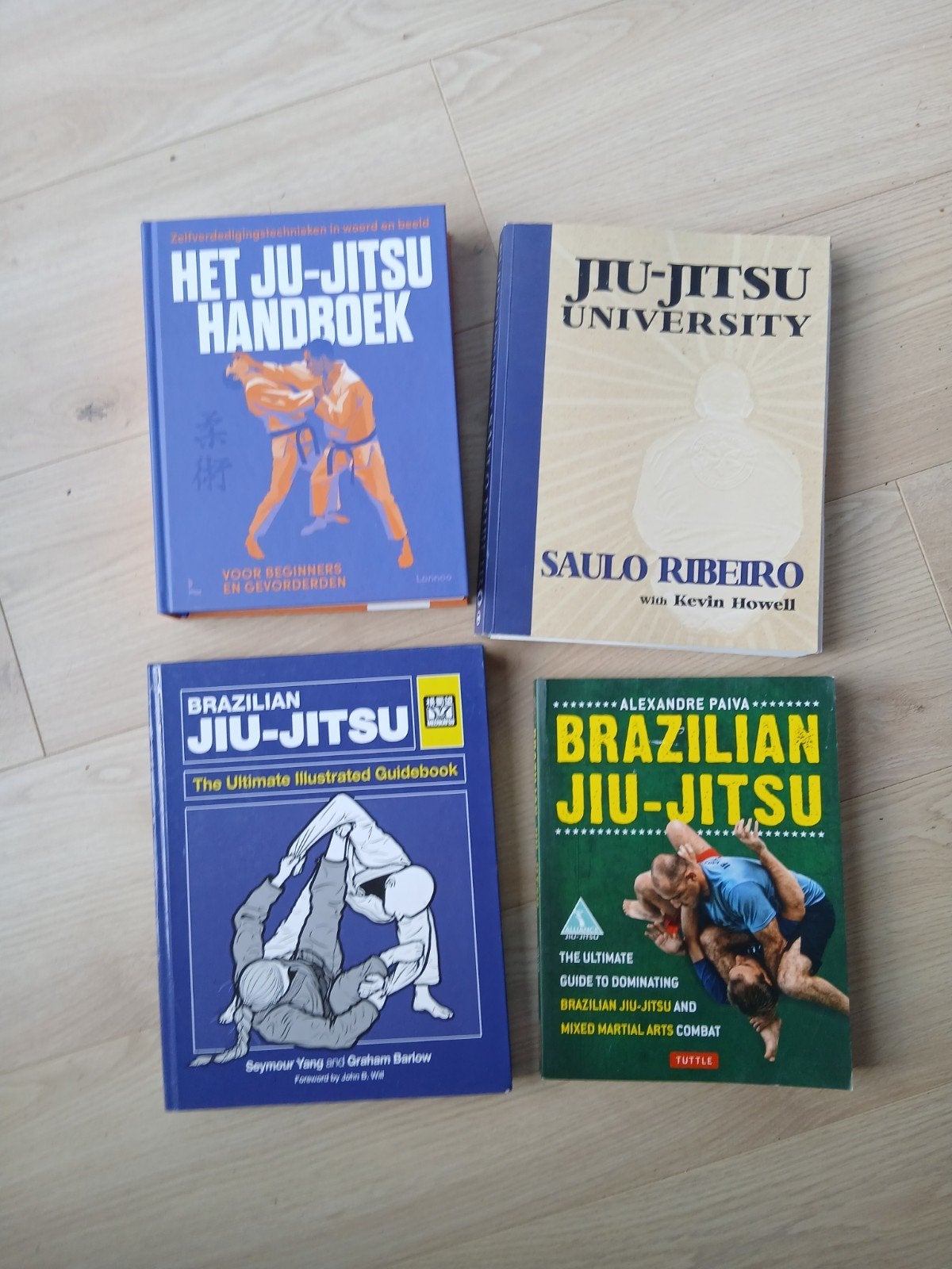 Set van vier jiu-jitsu boeken, Ophalen of Verzenden, Ju-jitsu Stijlgroep FVH