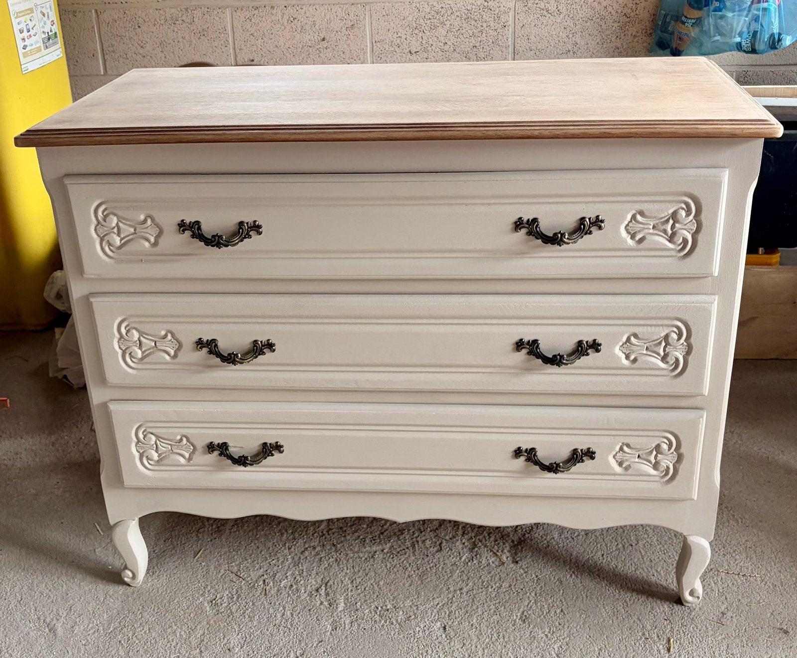 Commode style Louis XV, Maison & Meubles, Enlèvement, Comme neuf, Métal