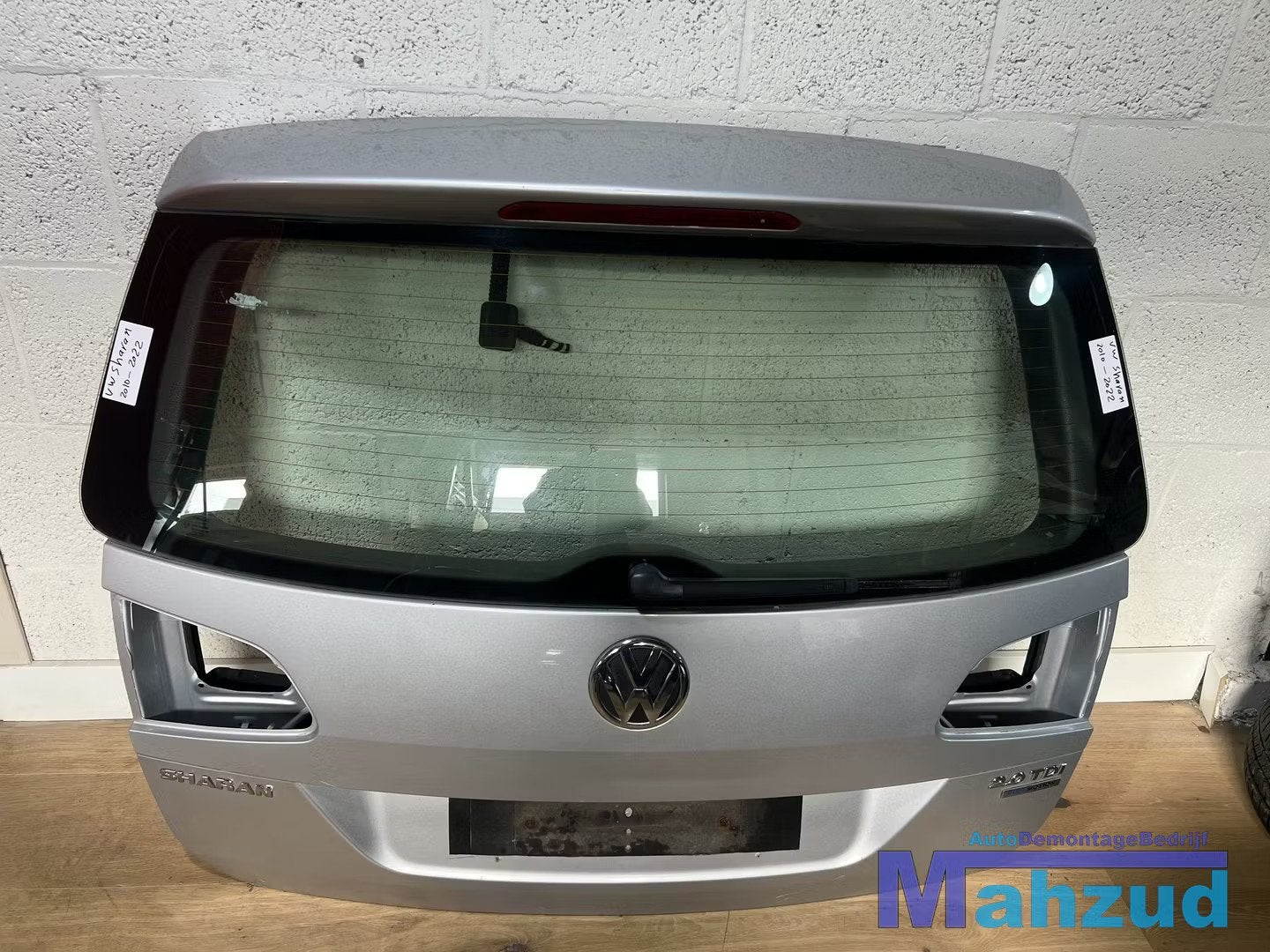 VW SHARAN Zilver achterklep 2011-2022, Arrière, Volkswagen, Volkswagen AG, Vw@volkswagen.de