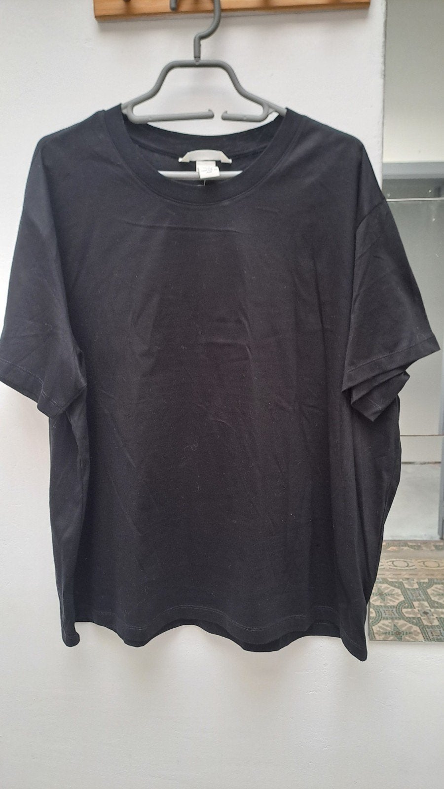 Tee-shirt noir XL, Kleding | Dames, T-shirts, H&M, Zwart, Maat 46/48 (XL) of groter, Nieuw