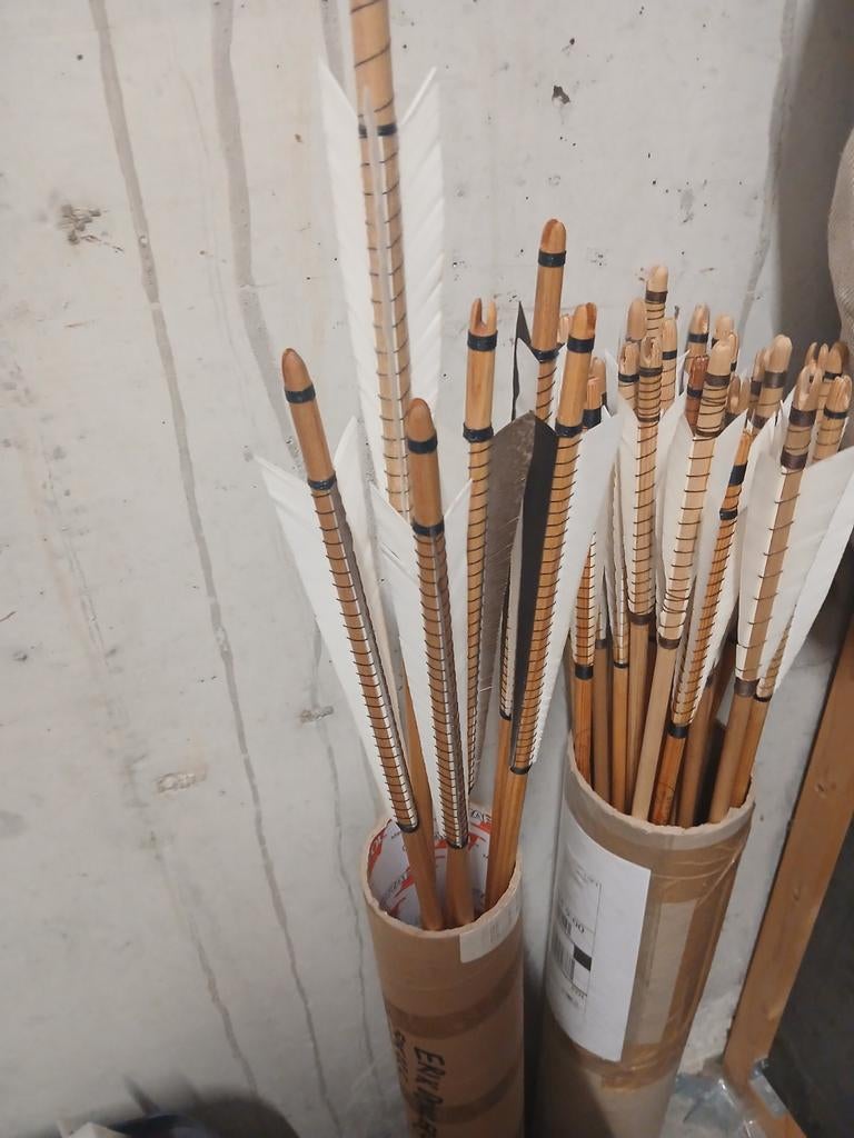 Set longbow pijlen middeleeuwen reenactment, Ophalen of Verzenden