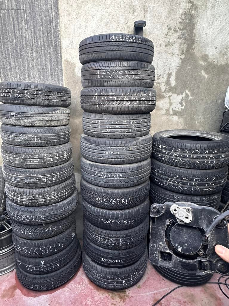 Set van 13,14,15,16 en 17 inch banden, Ophalen of Verzenden, Gebruikt, Overige maten, Band(en)