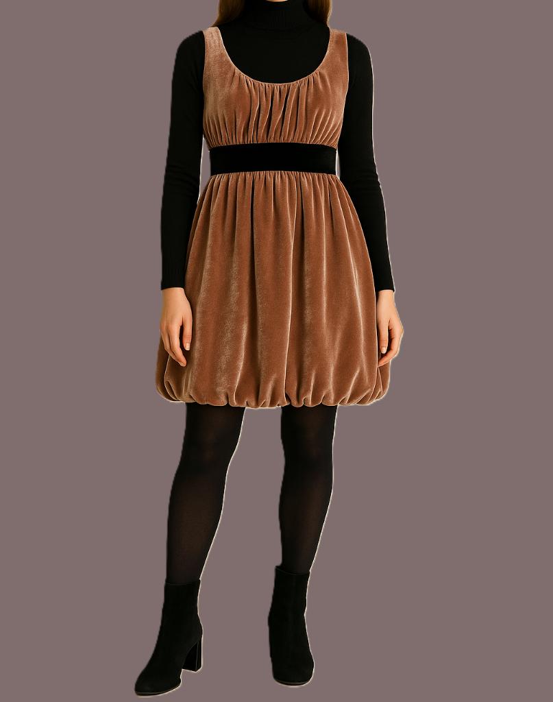 Robe en velours Edith & Ella taille M, Taille 38/40 (M), Enlèvement ou Envoi, Comme neuf, Edith & Ella