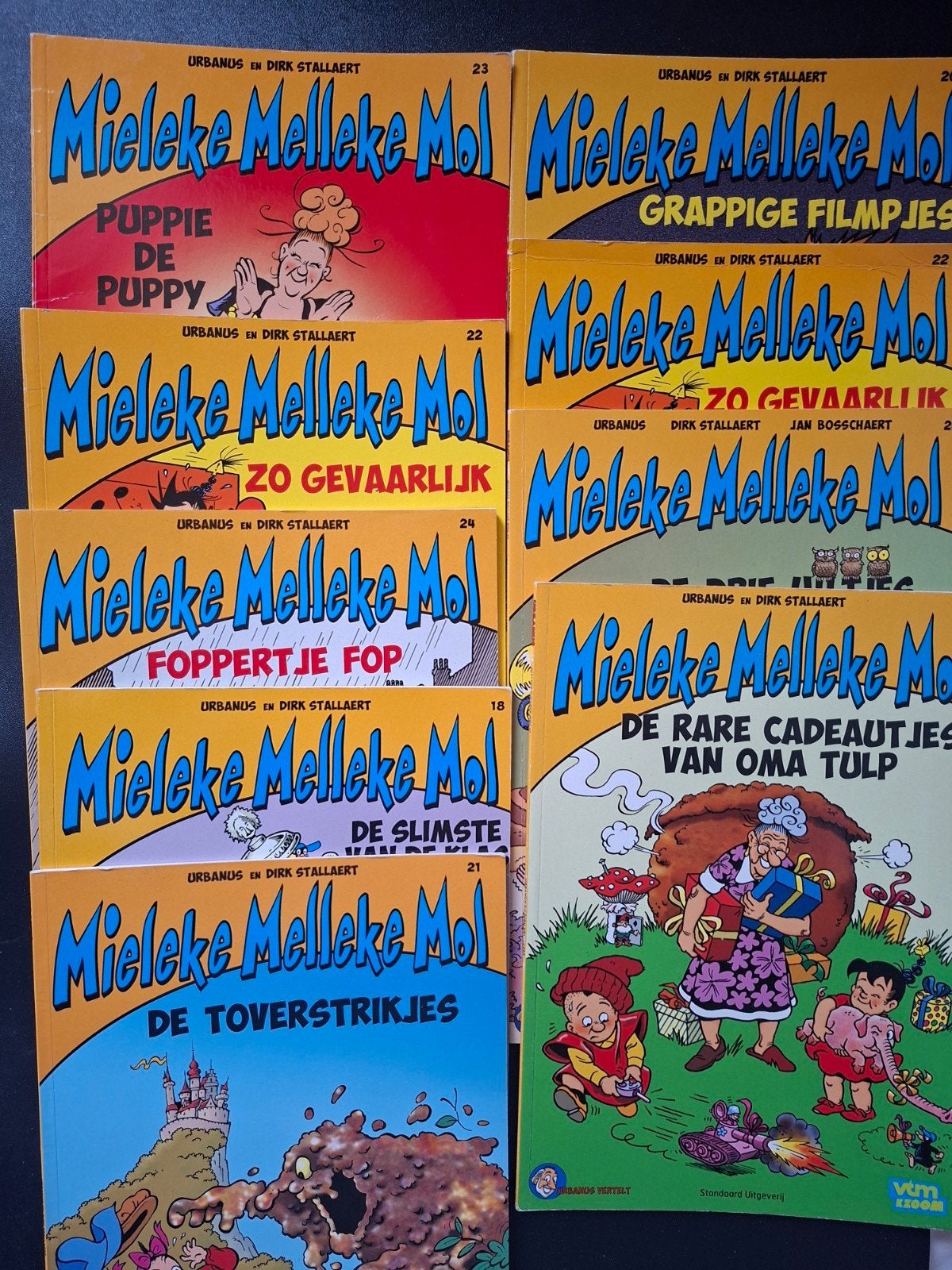Strip Mieleke Melleke Mol, Boeken, Ophalen of Verzenden
