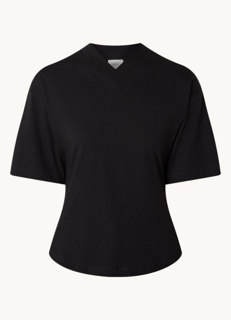 Closed zwart shirt v hals mt l, Kleding | Dames, Verzenden, Zo goed als nieuw, Maat 42/44 (L), Zwart