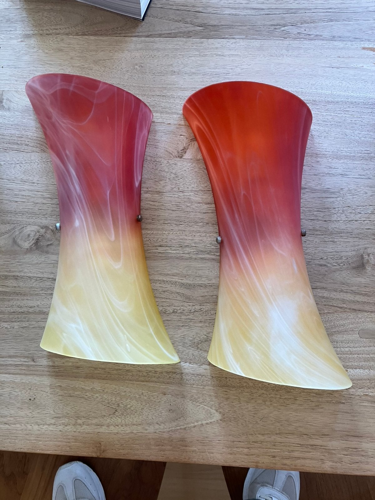 WANDKANDELAARS, Ophalen, Zo goed als nieuw, Glas