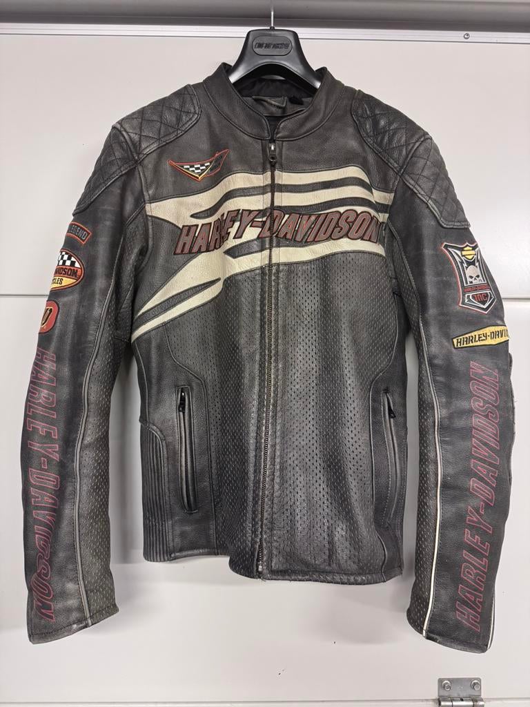 Leren vest Harley, Motoren, Ophalen, Tweedehands, Heren, Jas | leer