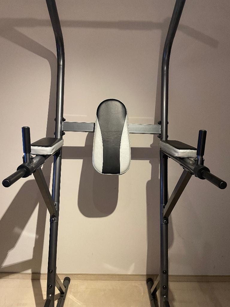 Power Tower Deluxe - Gorilla Sports, Sport en Fitness, Ophalen, Benen, Krachtstation, Zo goed als nieuw