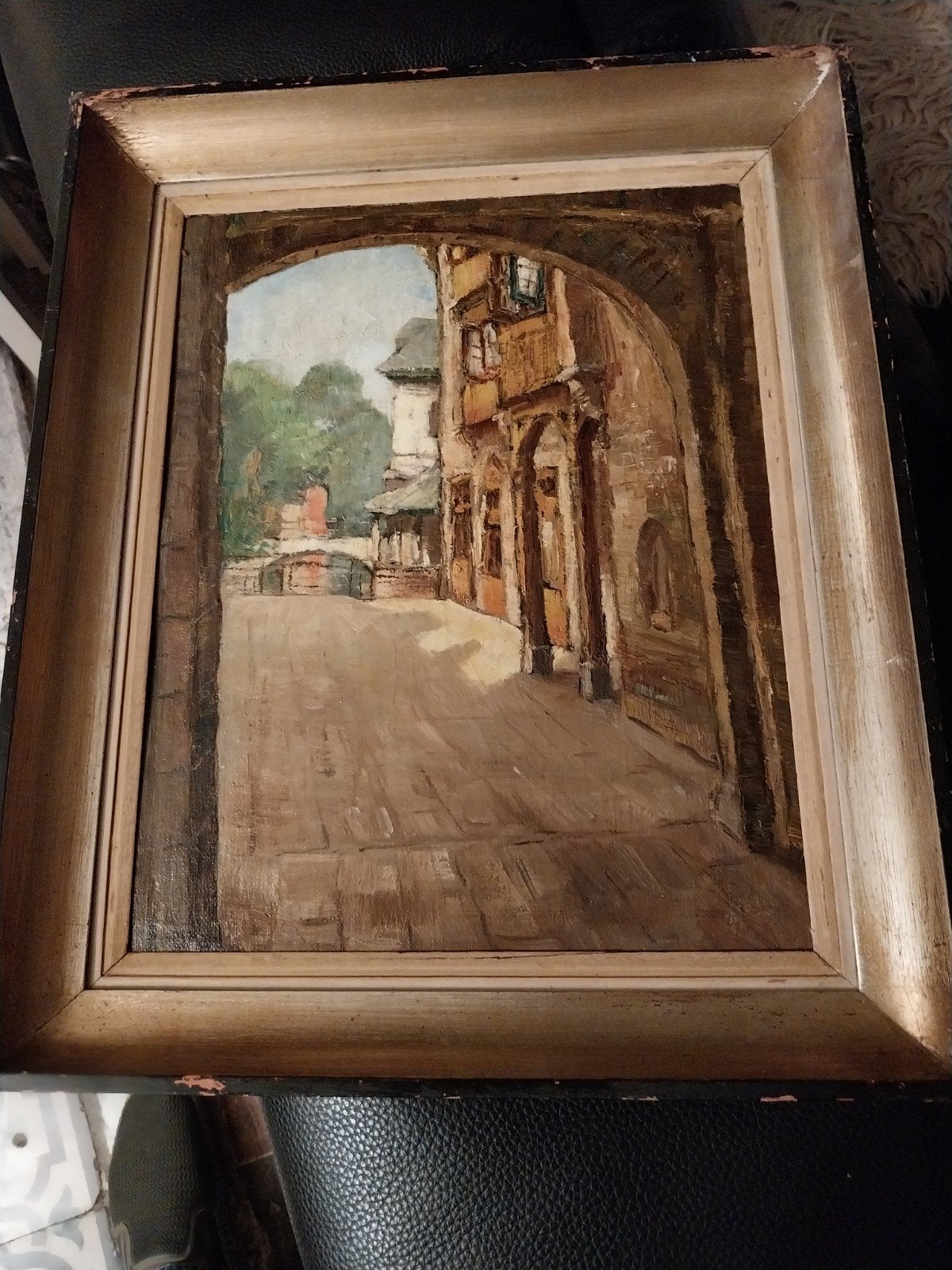 Leon Diepenrinck., Enlèvement, Toile
