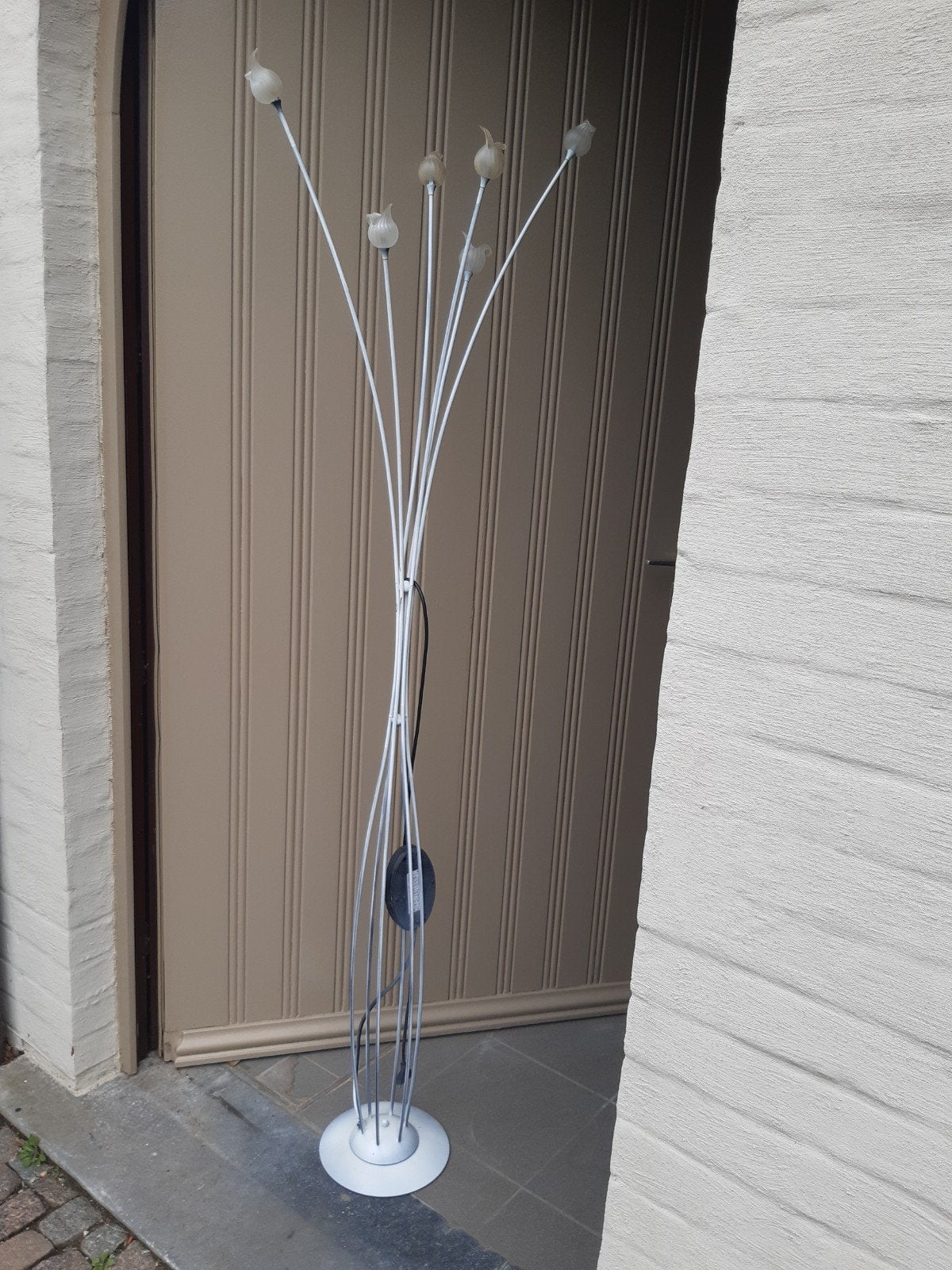ledlamp metaal met 6 lichtpunten, Huis en Inrichting, Lampen | Vloerlampen, Ophalen, Metaal