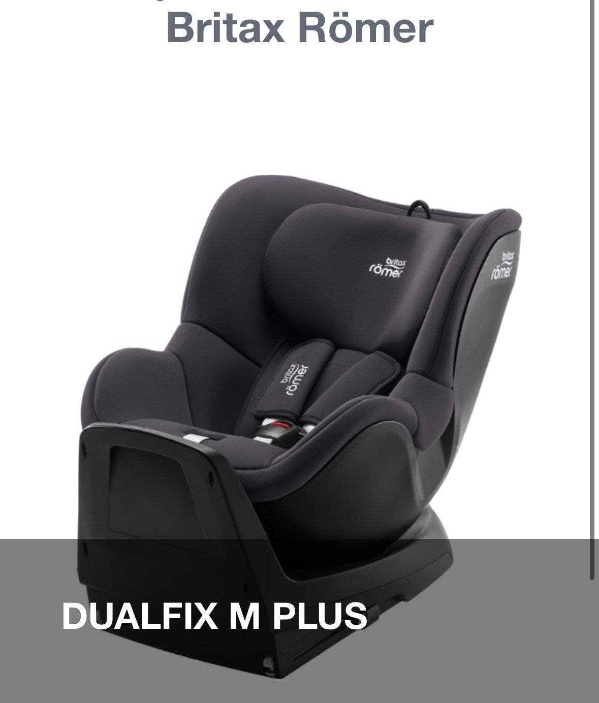 Siège auto Britax Romer Dualfix M Plus, Romer, Dossier amovible, Comme neuf, Enlèvement