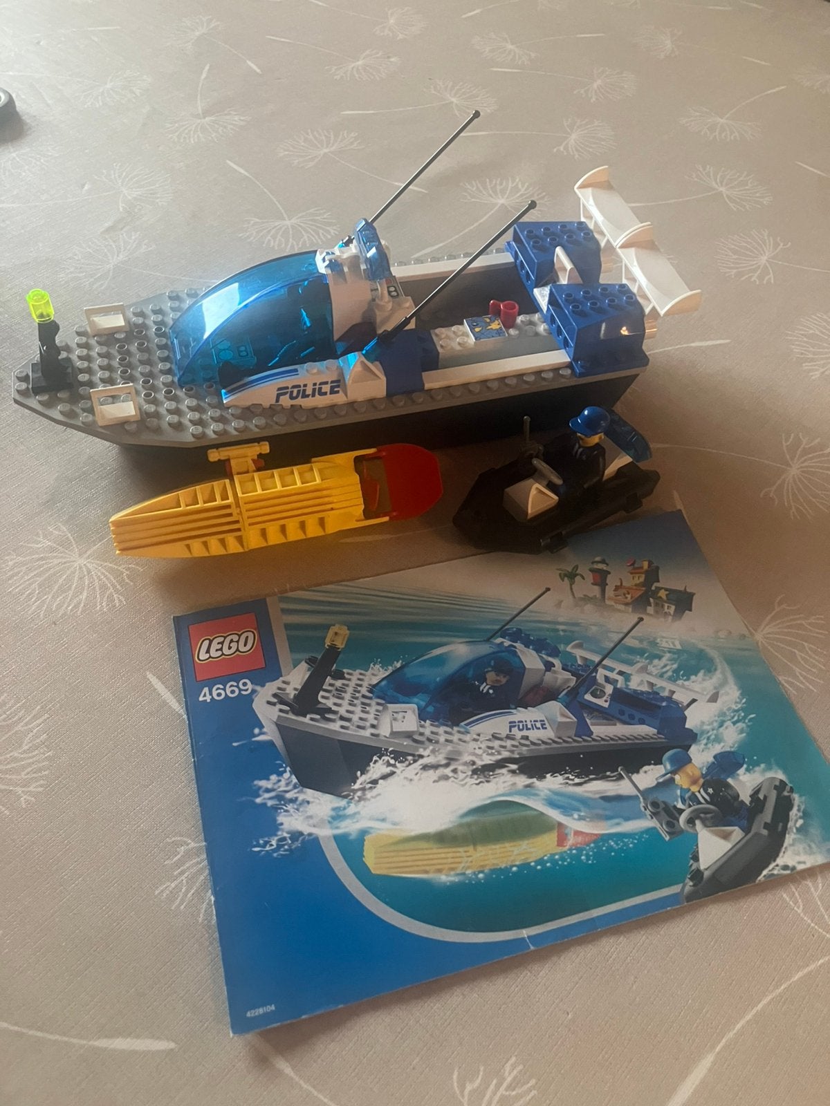 Lego city 4669 politie boot, Enlèvement, Utilisé, Lego, City