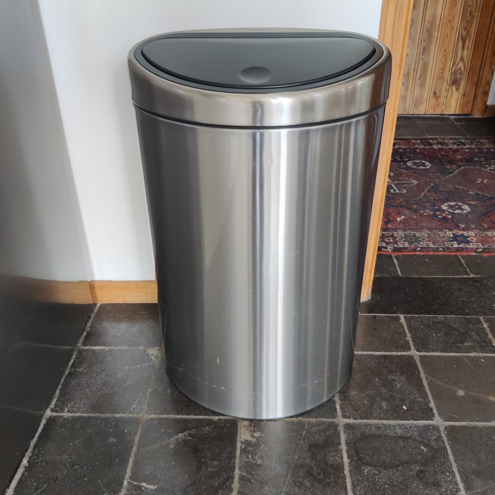 Brabantia vuilbak 60 L, Ophalen, Inox