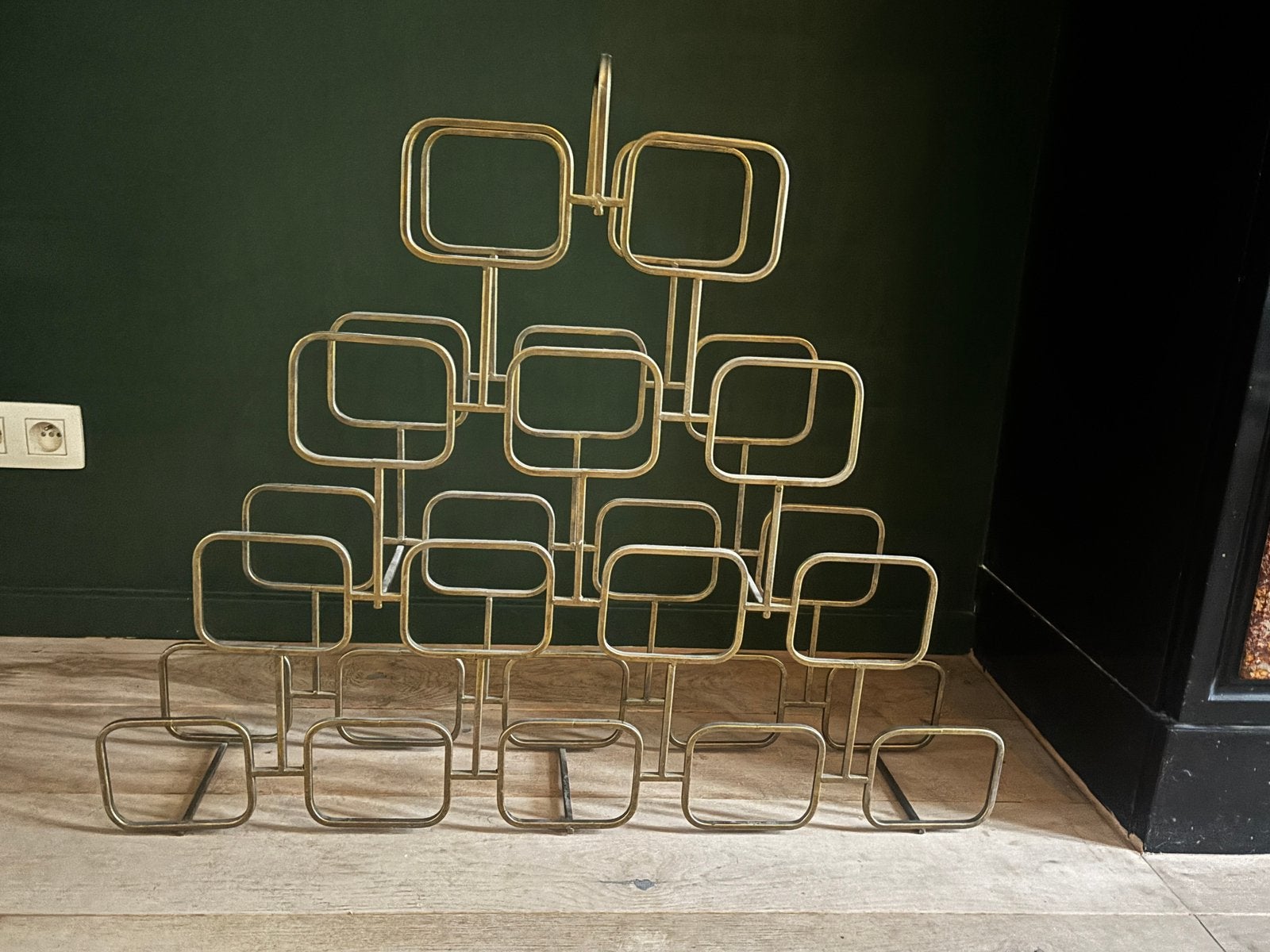 Leuk wijnrekje, Maison & Meubles, Accessoires pour la Maison | Porte-bouteilles, Enlèvement, Comme neuf, 75 – 100, 5 à 15 bouteilles
