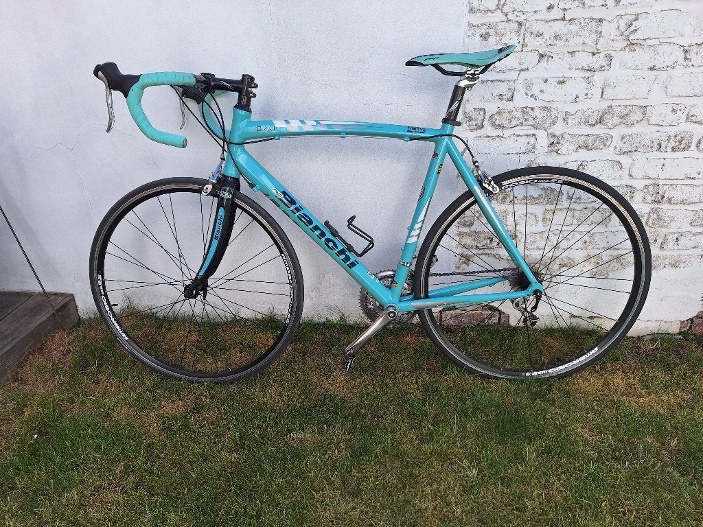 retro koersfiets Bianchi Via Nirone 7, Vélos & Vélomoteurs, Frein sur jante, Moins de 10 vitesses, 57 à 61 cm, Enlèvement