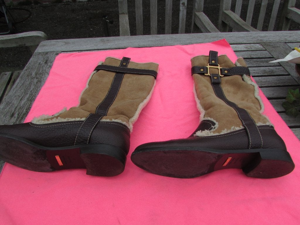 Laarzen Dolce Gabanna 95 euro maat:41, Kleding | Dames, Schoenen, Ophalen, Hoge laarzen, Bruin, Dolce&Gabanna