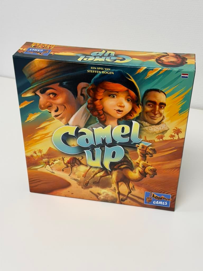 Camel Up Bordspel NEDERLANDS Als Nieuw - zonder dobbelstenen, Een of twee spelers, Ophalen of Verzenden, Zo goed als nieuw