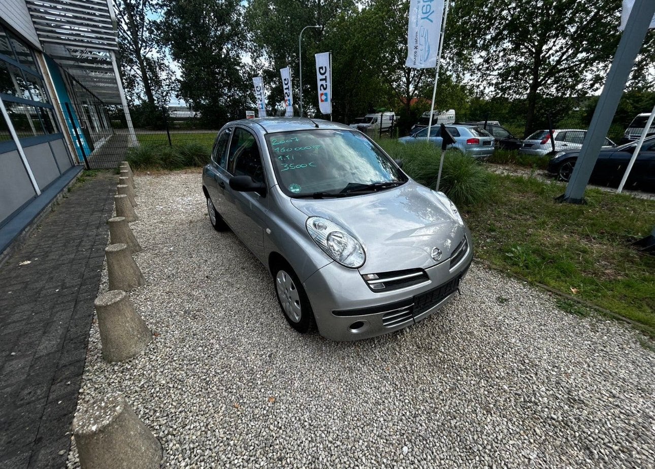 PROMO ️Nissan micra benzine met keuring verkoop, Auto's, Voorwielaandrijving, 4 deurs, Stof, Zwart