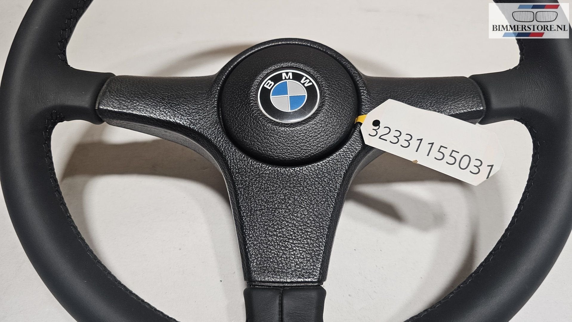 Volant sport M Tech en cuir, 380 mm, BMW Série 3 E30 3233115, Autos : Pièces & Accessoires, -, Origine de la pièce connue, Utilisé