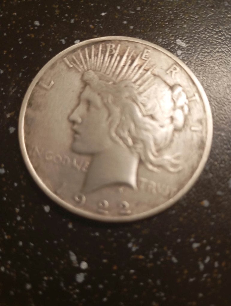 One Usa Silver Dollar 1922., Postzegels en Munten, Ophalen of Verzenden, Losse munt, Zilver