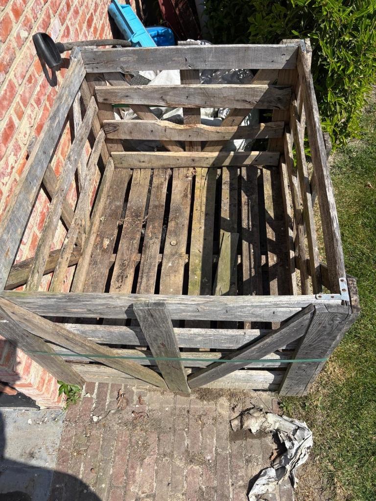 Houten kist GRATIS, Ophalen, Gebruikt, 50 tot 100 cm, 75 tot 100 cm