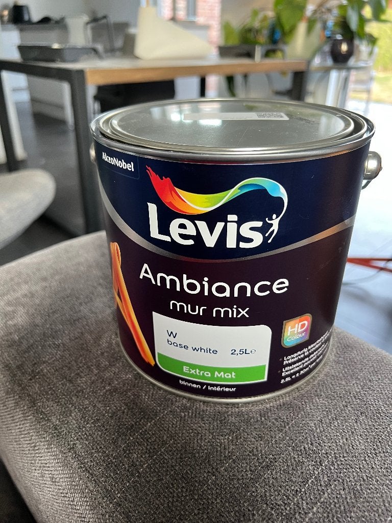 Levis ambiance Mur Extra Mat, Bricolage & Construction, Peinture, Vernis & Laque, Neuf, Moins de 5 litres, Enlèvement, Peinture