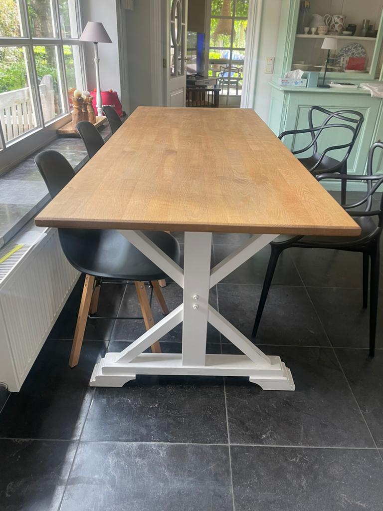Tafel Flamant, Huis en Inrichting, Ophalen, Gebruikt, Eikenhout, Vijf personen of meer