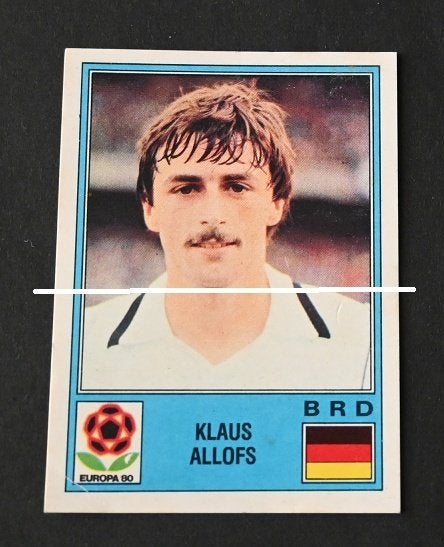 Panini/Europe 80/RFA/Klaus Allofs, Collections, Envoi, Comme neuf, Affiche, Image ou Autocollant