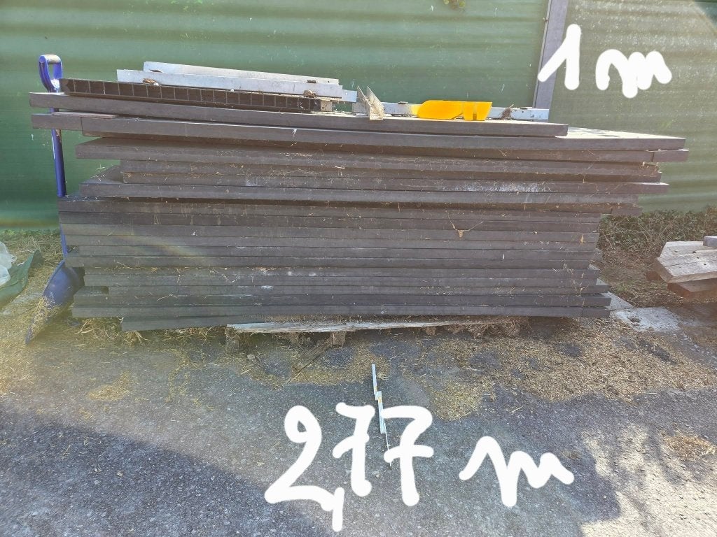plastic platen, Opfok