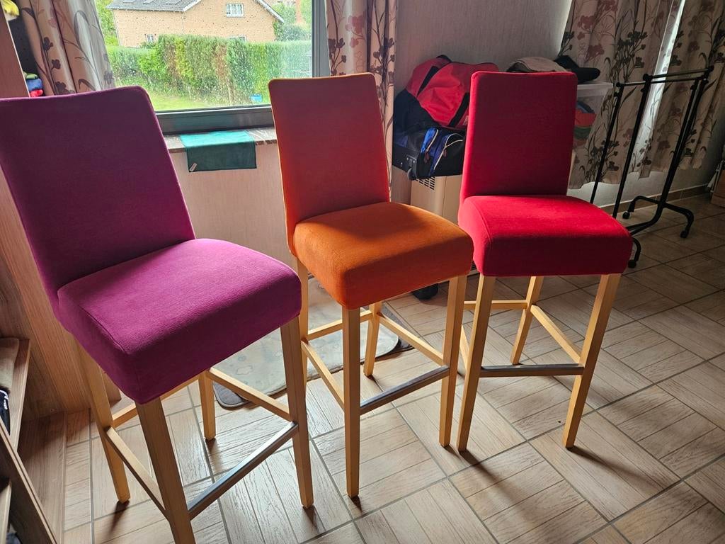 Tabourets de bar, 3 tabourets, Enlèvement